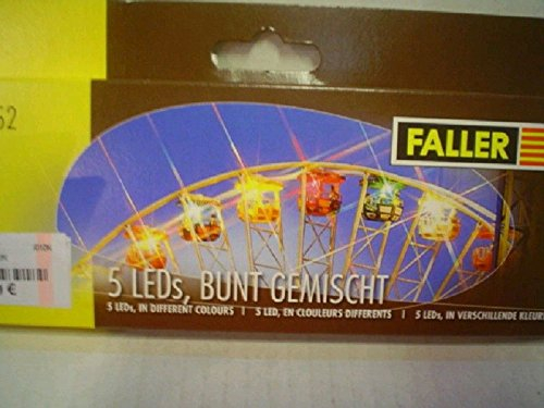 180652 - Faller - 5 LEDs, bunt gemischt