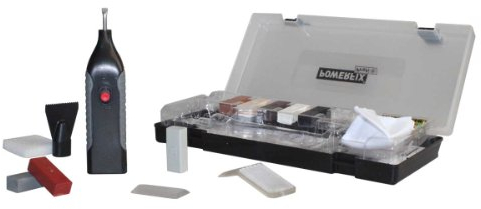 Powerfix Fliesen Reparatur-Set für Keramik- und Kunststoffoberflächen, 1 Stück, glänzend, Verkleben, Rechteck oder Quadrat