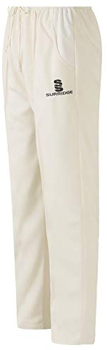 Surridge Sports Unisex Kinder Cricket-Hose S elfenbeinfarben
