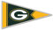NFL Universal Schmuck Caps PIN Green Bay Packers Wimpel