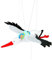Toys pure Storch mit Baby, Schwingtier