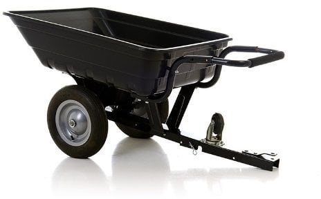 LawnBoss - Remorque/Brouette Basculante 200kg - PCT200 - Noir - Chariot utilitaire - Brouette - Plastique - Extérieur