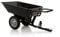 LawnBoss - Remorque/Brouette Basculante 200kg - PCT200 - Noir - Chariot utilitaire - Brouette - Plastique - Extérieur