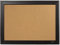 Quartet Home Decor Natur Kork Pinnwand, Ebenholz Rahmen (Schutzhülle für Kaminholz) 28 x 43 cm / 11 x 17 Inches schwarz