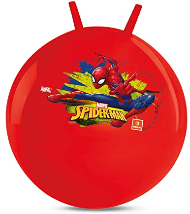 Mondo Toys - Känguru Design Spiderman Marvel - Drinnen & Draußen-wiederaufblasbar Sprungball Junge / Mädchen - 06961
