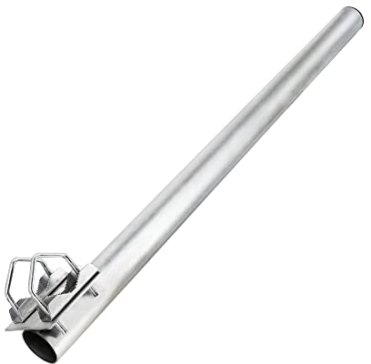 SkyRevolt Balkon-Halter 80cm Ø 48mm Stahl Mast Geländer-Halterung für Satelliten-Schüssel SAT-Antenne Satelliten-Anlage Sat-Spiegel Ausleger - auch nutzbar als Mastaufsatz Mast-Verlängerung