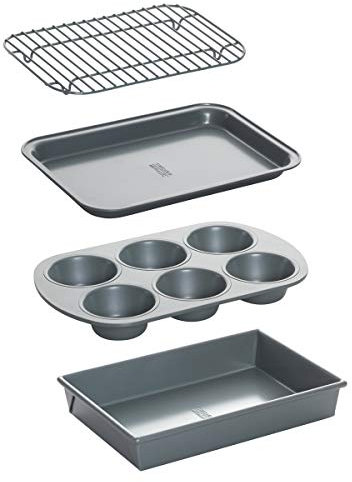 Chicago Metallic, Carbon Steel, 4-Piece Toaster Oven Set