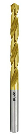 RUKO Spiralbohrer DIN 338 Typ N D 8,8mm Spirallänge 81mm HSS TiN