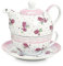 Porz. Teekannen-Set Rose