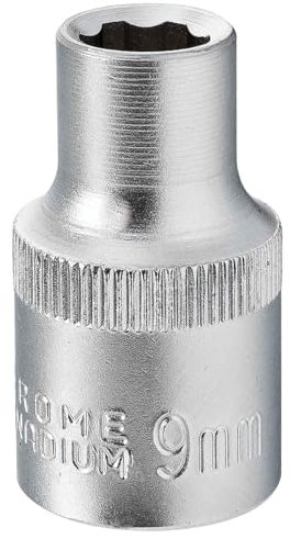 Karx 07041 Douille en Chrome Vanadium 9 mm 1/2