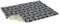 Vetbed rutschfest, Grau mit schwarzem Pfotenabdruck, 137,2 x 76,2 cm
