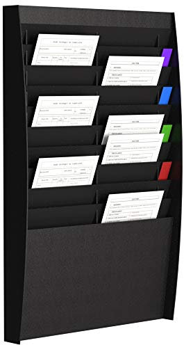 Paperflow a4 V2 x 10.01 Ordnungsmappe Wandtattoo Struktur/Case Polystyrol schwarz