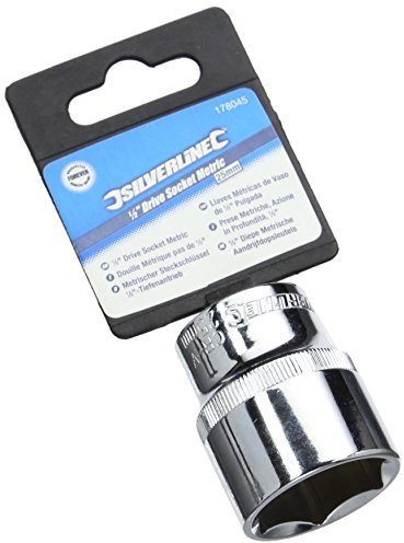 Silverline 178045 Douille métrique 1/2 25 mm