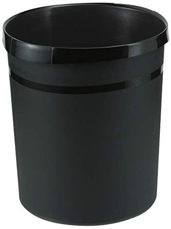 HAN Grip 237 Corbeille à Papier avec poignées renfoncées Gris 312 x 350 mm 18 l