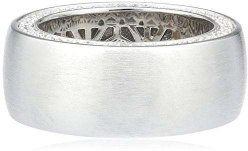Esprit Damen-Ring 925 Sterling Silber rhodiniert Kristall Zirkonia Purity Glam Satin weiß