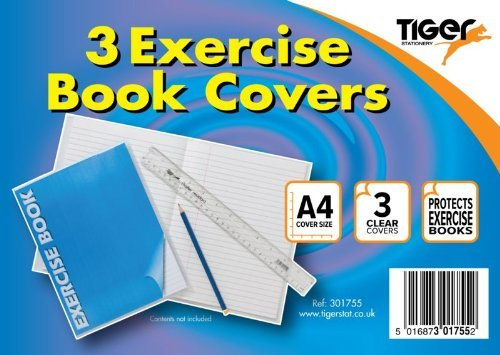 3 Stück A4 Heft Transparent Covers