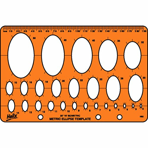 Spiralkreis-Schablone H67010 Ellipse Einzelpackung
