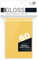 Deck Protector Sleeves - Minibustine Ultpro 60 Pezzi, Giallo New