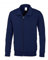 BP 1627-193-110-M Unisex-Sweatjacke, Lange Ärmel, hoher Kragen mit Reißverschluss, 320,00 g/m² Verstärkte Baumwolle, Nachtblau, M