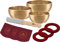 Sonic Energy Klangschalen Set Universal Series – 400/500/600 g – Handgefertigt – Für Meditation & Klangheilung – Inkl. Hülle, Filzring & Reiber (SB-U-1500)
