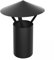 raik Rauchrohr/Ofenrohr-Stutzen 120 mm Durchmesser mit Regenhaube FAL 0,6 mm Stärke Schwarz 130120011