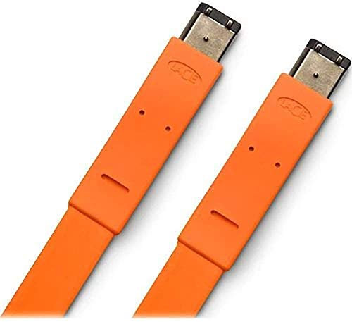 LaCie FireWire 400 to FireWire 400, Design by item 1.2m Orange câble firewire