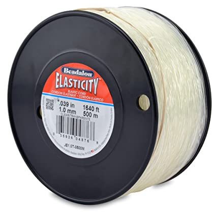 Beadalon Elasticity 1.0mm Clear, 500-Meter