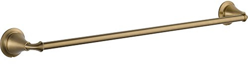 DELTA FAUCET 79424-CZ Linden Wall Mounted 24 in. Towel Bar in Champagne Bronze