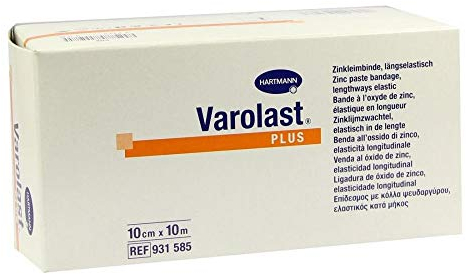VAROLAST Plus Zinkleimbinde 10 cmx10 m 1 St
