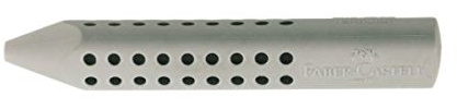 Faber-Castell Dreieckradierer Grip 2001 (Blau, 2 Stück)