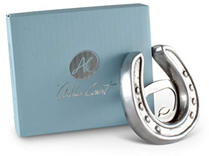 Arthur Court Designs Aluminum Western Lucky Horseshoe Bottle Opener 3 inch Long