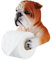 Witziger Toilettenpapierrollenhalter mit Tierenden, Wandmontage, Hunde...