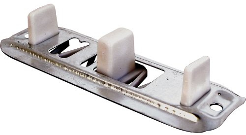 Prime-Line Stamped Steel, Adjustable, Closet Door, Floor Guide (2 Pack)