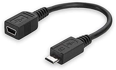 Belkin F3S005CP USB Mini 5-Pin zu Micro USB Adapter schwarz