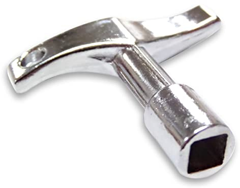 Performance Plus Ergonomisches Design Standard Square Lug verchromt Deluxe Drum Tuning Key (DK2)