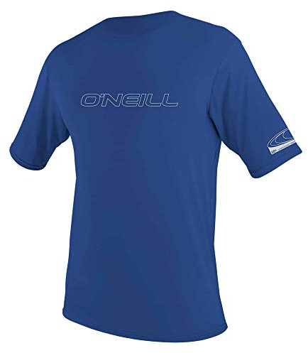 O'Neill Herren Basic Skins S/S Rash Tee Vest, Pacific, L