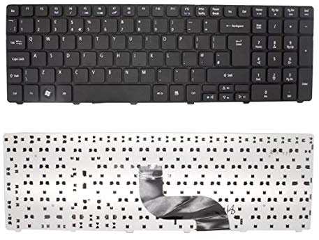 Replacement FOR ACER ASPIRE 5742-5464G50MNKK LAPTOP ENGLISH KEYBOARD UK LAYOUT BLACK COLOUR