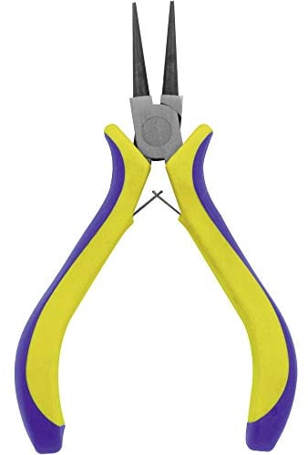 Donau Elektronik 3525 per elettronica e meccanica di precisione Morsetto a punta tonda dritta 125 mm