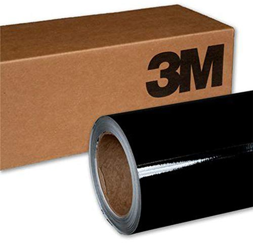 3M, 1080 G12 – pellicola di vinile di colore nero lucido, per Auto 60in x 36in (152cm x 91cm) Nero