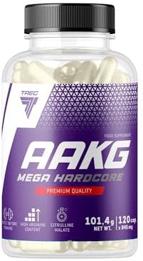 TREC NUTRITION Aakg Mega Hardcore, 1er Pack (1 x 120 Kapseln)