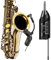 SGPRO microfoni wireless per sassofono, microfono a clip per sax e tromba, equalizzatore preimpostato e livello di eco, trasmissione da 5 m, ricaricabile, trasmettitore e ricevitore