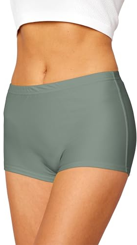 Merry Style Damen Badeshorts Bikini Bikinihose L23L1 (Grün (70060),38)