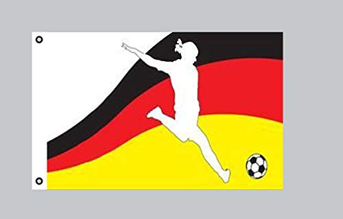 Everflag Flagge 90 x 150 : Deutschland Fanfahne 15 Frauenfußball
