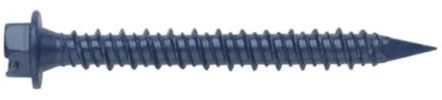 Index he65080 Diamant Sechskantschrauben HORMIGON Spitze verzinkt blau 6,5 x 080