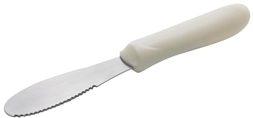 Winco Sandwich Spreader, White PP Hdl, 3-5/8 x 1-1/4 Blade