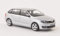 Skoda Rapid Spaceback, silber , 2013, Modellauto, Fertigmodell, Abrex 1:43
