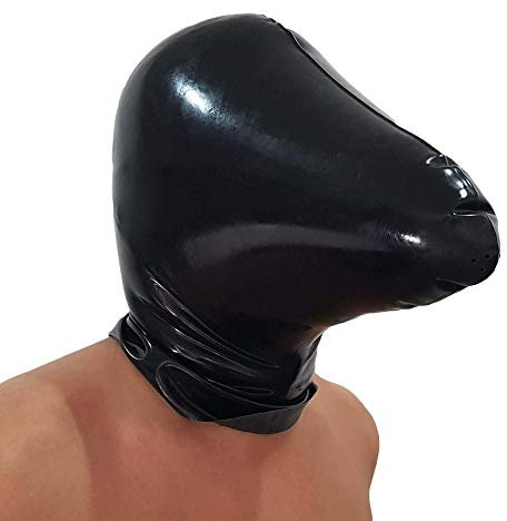 Latex Maske zur Atemkontrolle von Lequida
