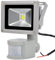 GLW 12V AC/DC 10W LED Bewegungssensor Flutlicht,Mini IP65 Wasserdichtes Außenlicht,900LM,6000k,Tageslichtweiß Sicherheitslicht mit PIR,KEIN Stecker,80W Halogenbirne Gleichwertig