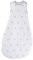 roba Schlafsack 110 cm Little Stars - Babyschlafsack ganzjährig für Sommer & Winter - Kinderschlafsack aus atmungsaktiver Baumwolle - Stern Motiv in Weiß / Hellgrau