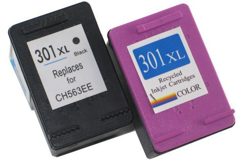 2 Alternative Druckerpatronen für HP Deskjet 1000 Deskjet 1050 Deskjet 3000 ersetzen HP 301/ 301XL